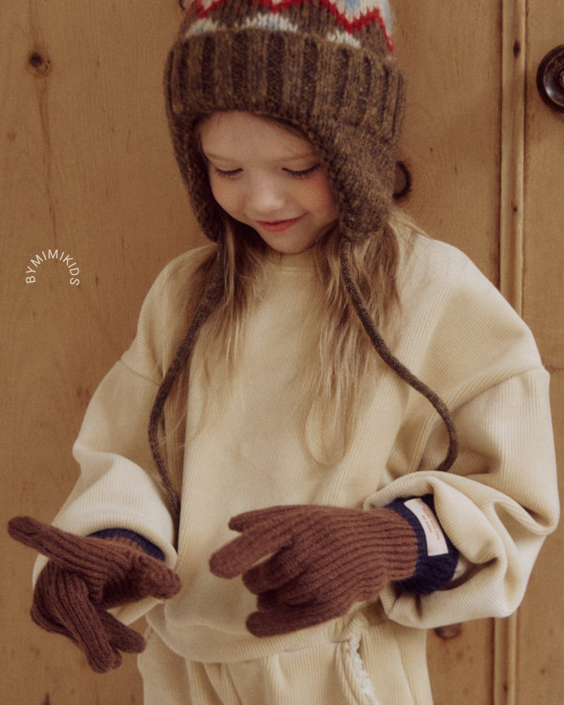 Bymimi - Korean Children Fashion - #magicofchildhood - Two Color Gloves - 2