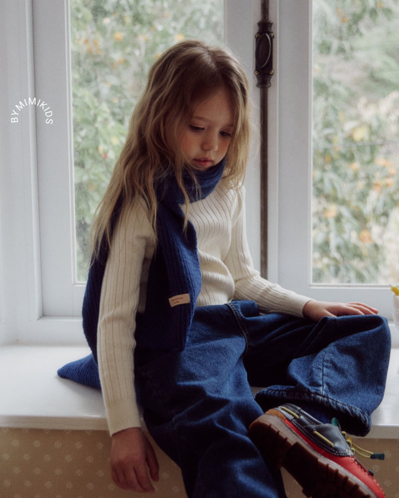Bymimi - Korean Children Fashion - #minifashionista - Soft Half Turtleneck Knit - 8
