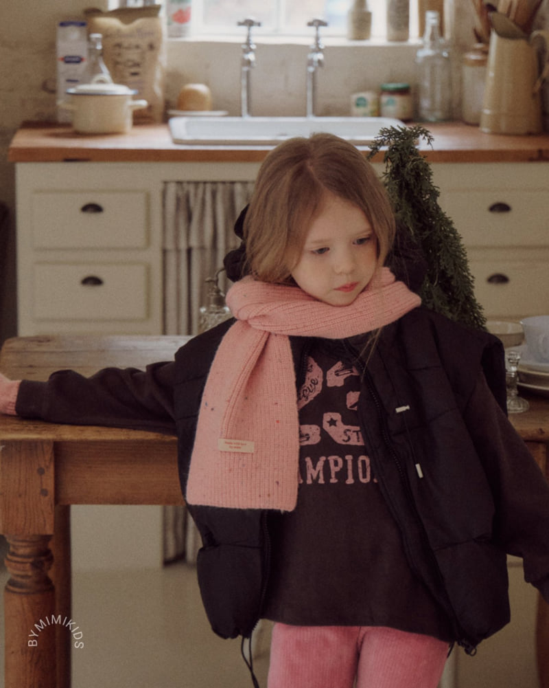 Bymimi - Korean Children Fashion - #prettylittlegirls - Hooded Vest Padding - 10