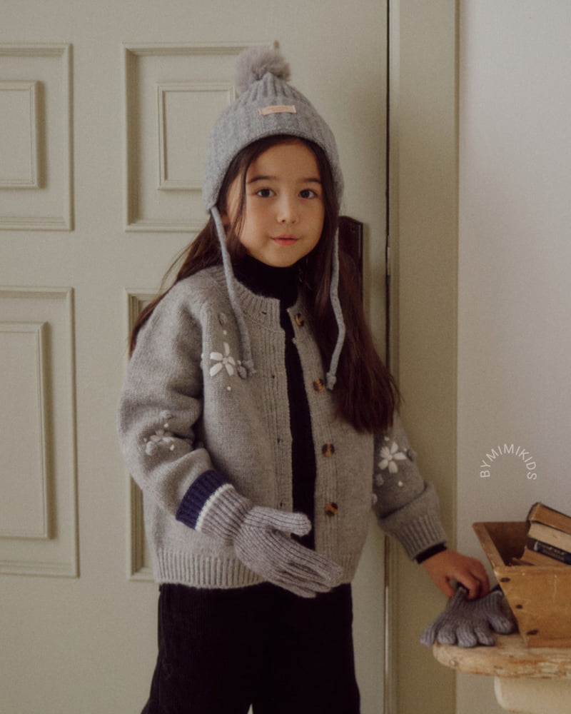 Bymimi - Korean Children Fashion - #stylishchildhood - Gray Cardigan - 6