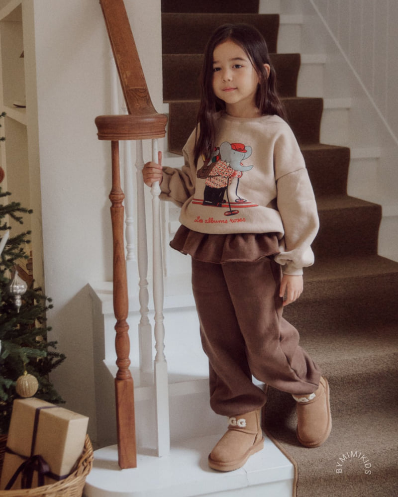Bymimi - Korean Children Fashion - #stylishchildhood - Elephant Sweatshirt - 3