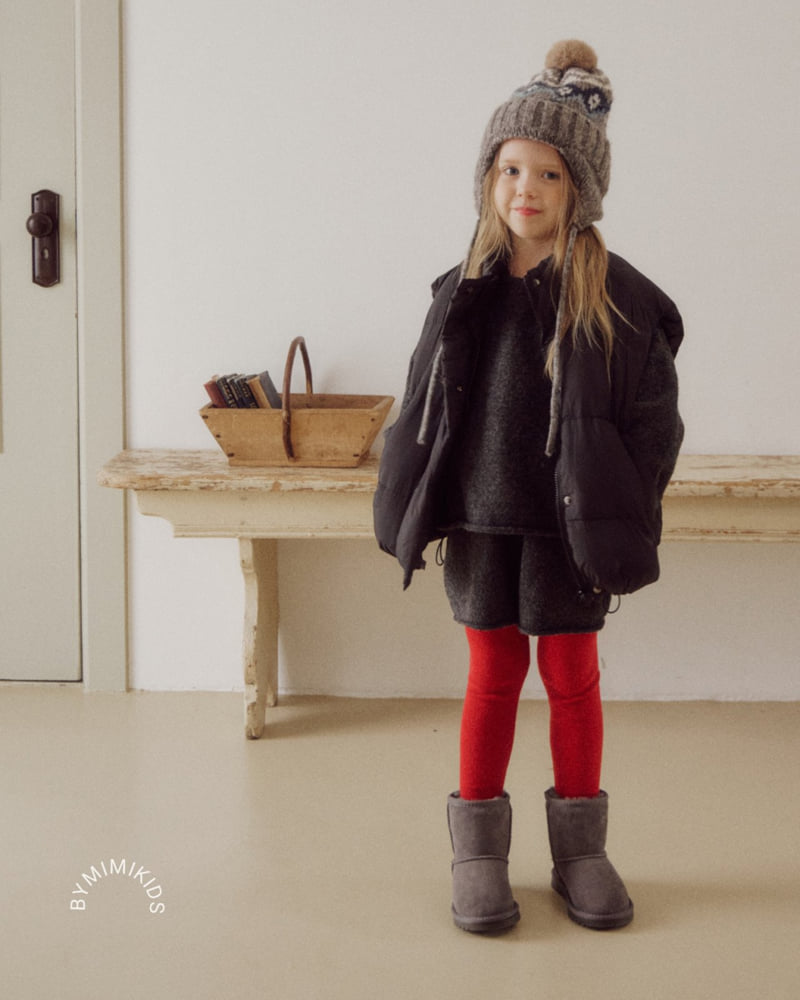 Bymimi - Korean Children Fashion - #toddlerclothing - Knit Leggings - 7