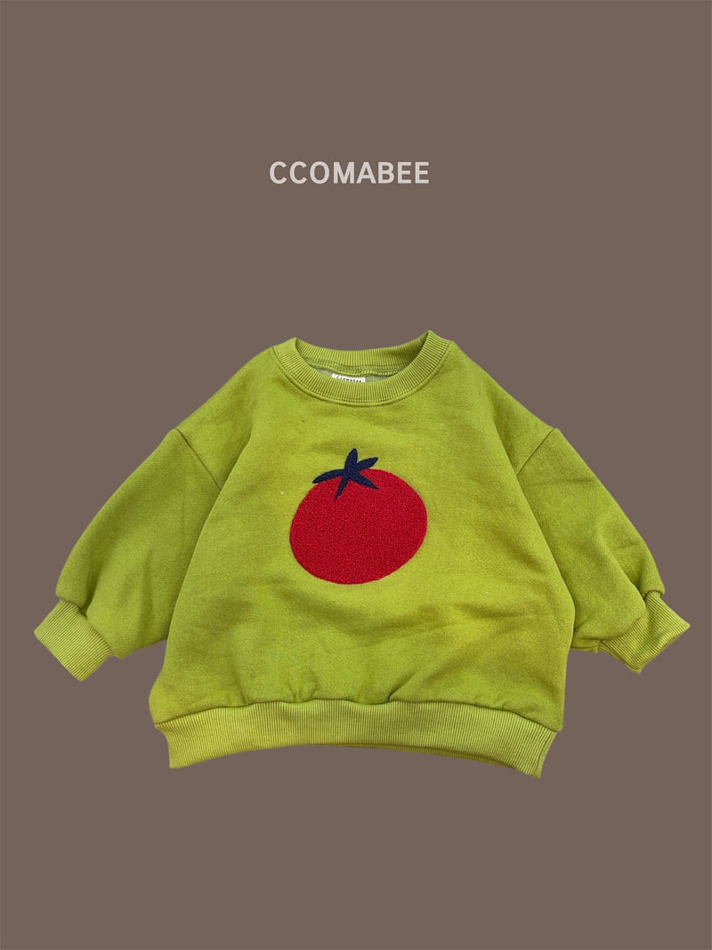 Ccomabee - Korean Children Fashion - #kidzfashiontrend - Tomato Sweatshirt - 2