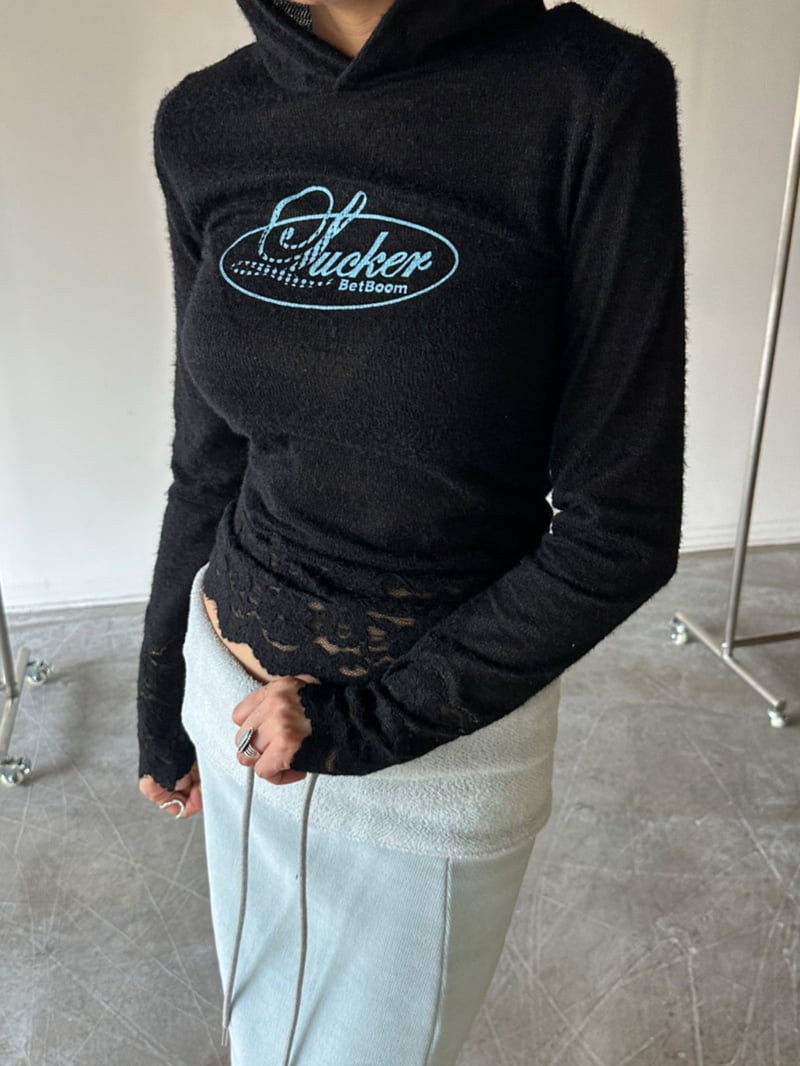 Chavi - Korean Women Fashion - #momslook - Lea Knit Hood Tee - 11