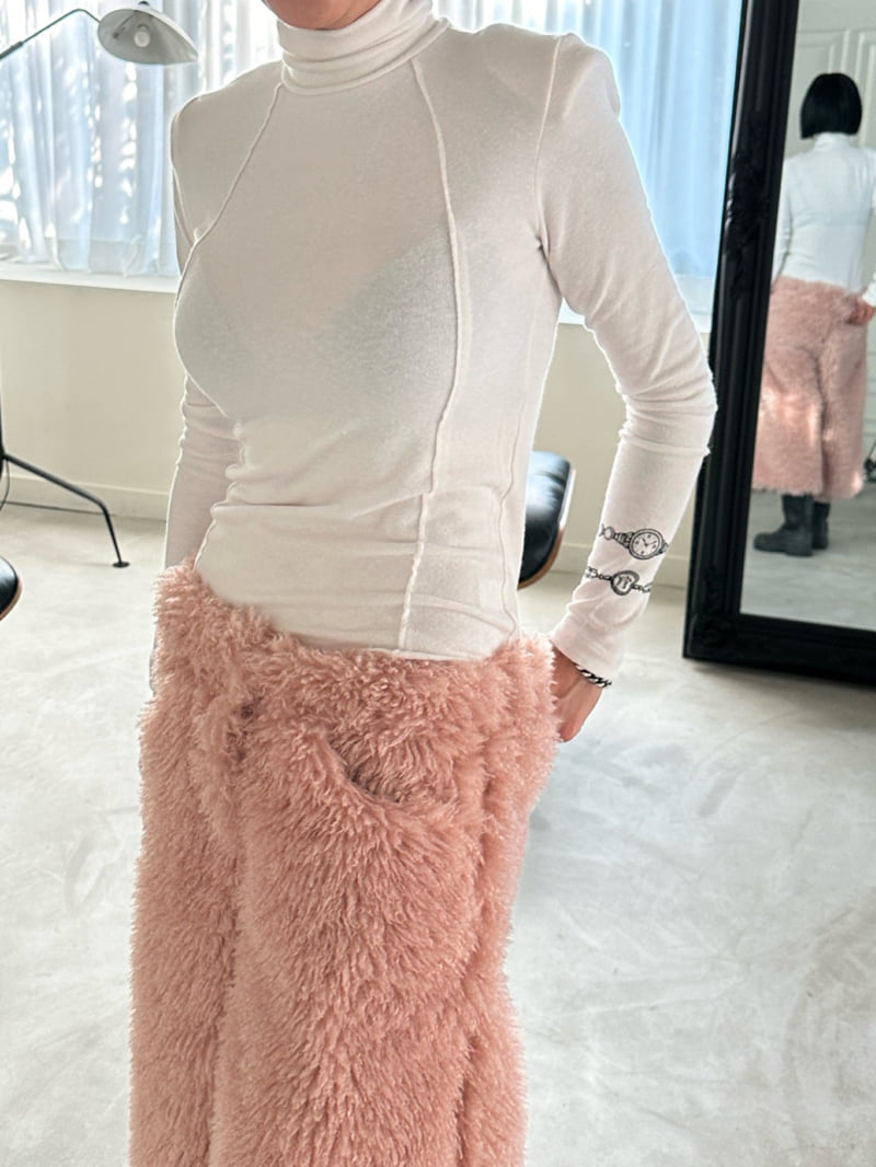 Chavi - Korean Women Fashion - #momslook - Watch Turtleneck Tee - 11