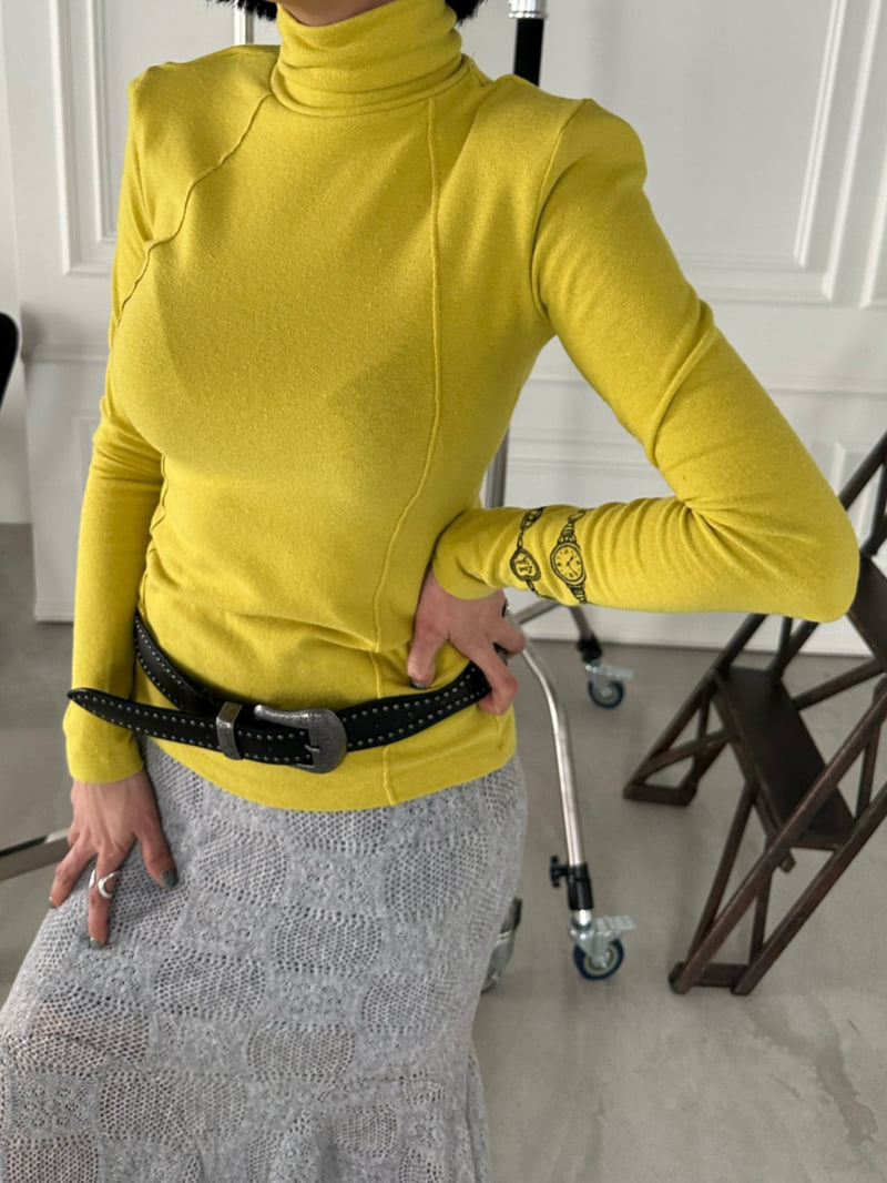 Chavi - Korean Women Fashion - #momslook - Watch Turtleneck Tee - 7