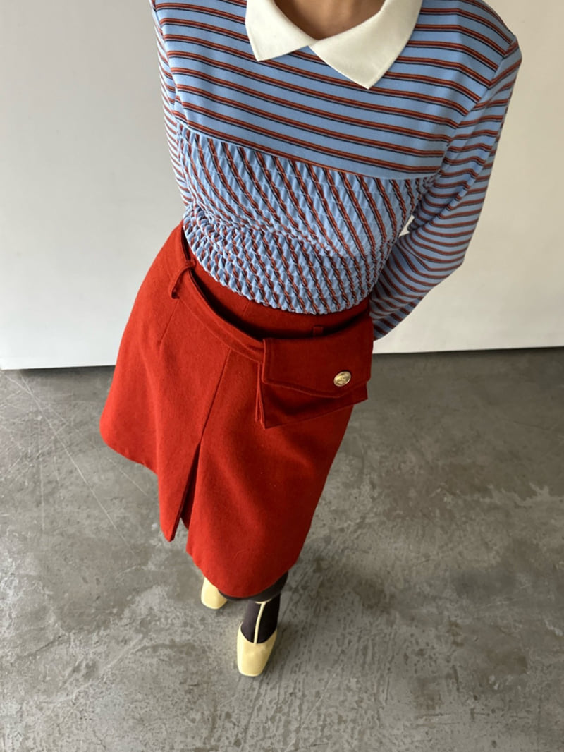 Chavi - Korean Women Fashion - #momslook - Carrie Skirt (Detachable Bag Strap) - 11