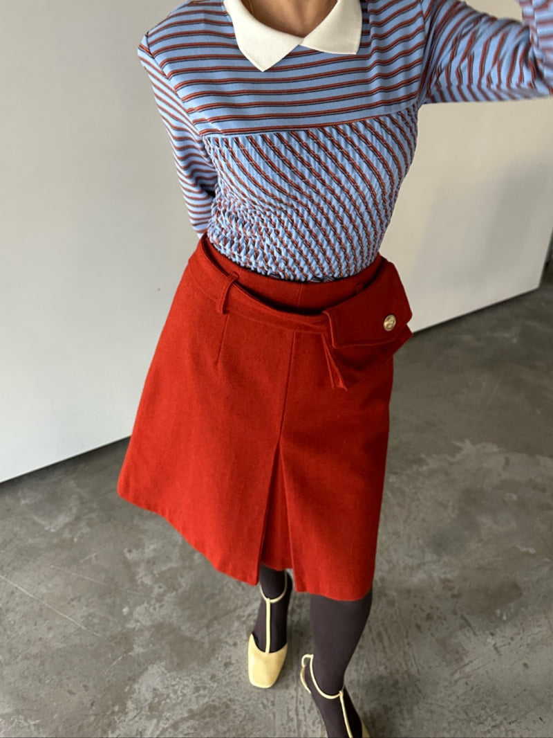 Chavi - Korean Women Fashion - #momslook - Carrie Skirt (Detachable Bag Strap) - 9