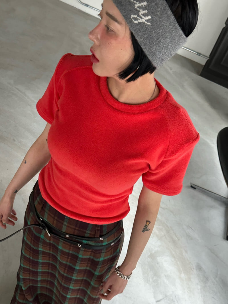 Chavi - Korean Women Fashion - #vintagekidsstyle - Warm Padded Tee - 10