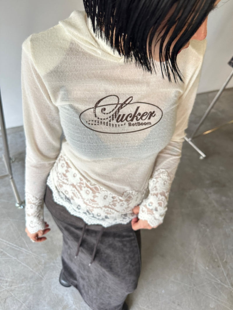 Chavi - Korean Women Fashion - #momslook - Lea Knit Hood Tee - 4