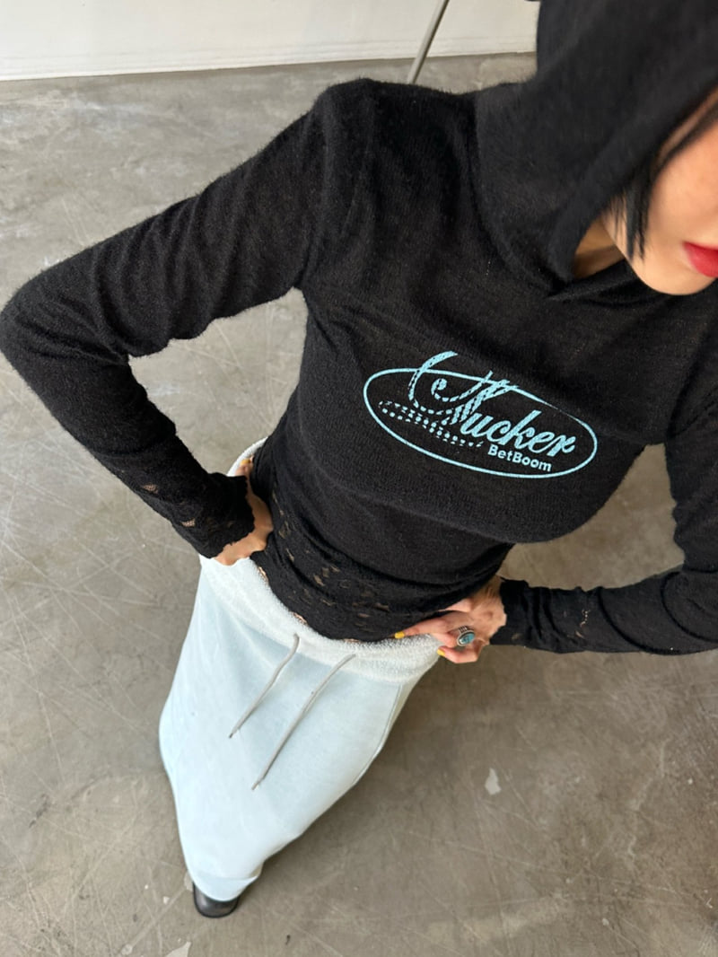 Chavi - Korean Women Fashion - #womensfashion - Lea Knit Hood Tee - 8