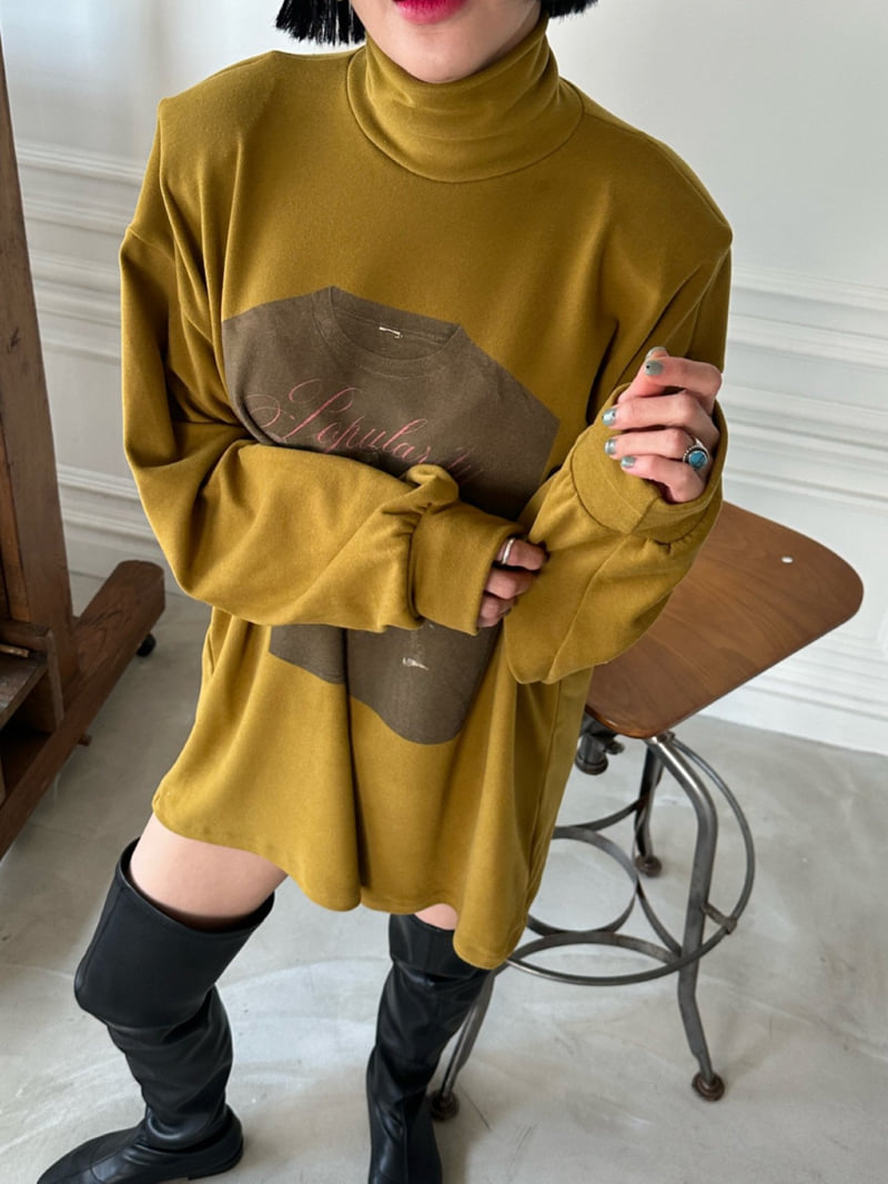 Chavi - Korean Women Fashion - #womensfashion - Monroe Box Turtleneck Tee - 11