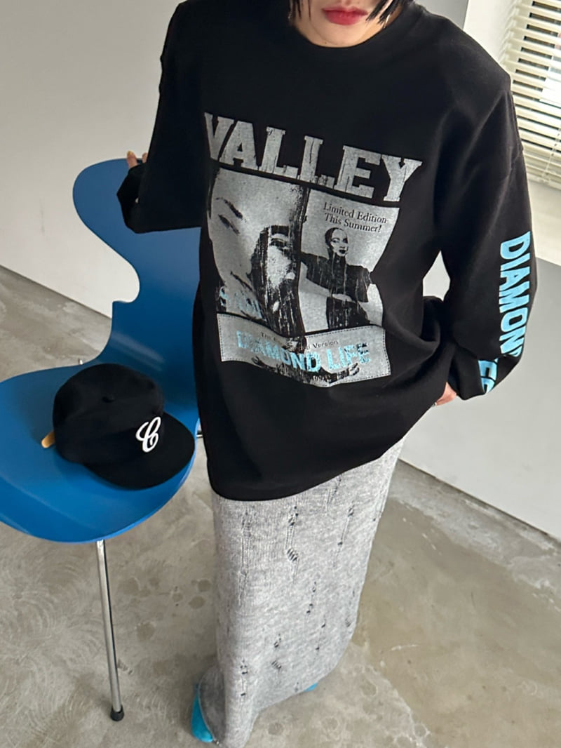Chavi - Korean Women Fashion - #womensfashion - Valley Tee - 12