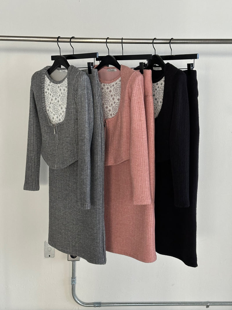 Chavi - Korean Women Fashion - #womensfashion - Rosy Skirt