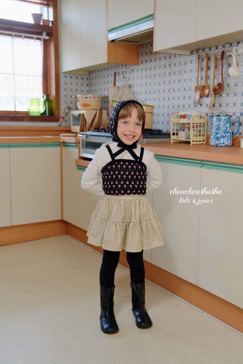 Chouchou Shasha - Korean Children Fashion - #Kfashion4kids - Flower Fleece Lace Tee - 6