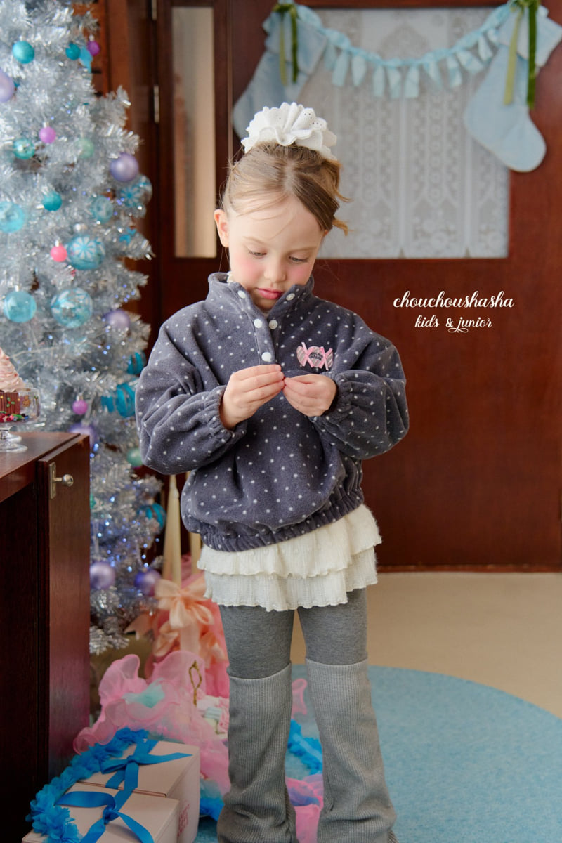 Chouchou Shasha - Korean Children Fashion - #Kfashion4kids - Pearl Warmer Leggings - 5