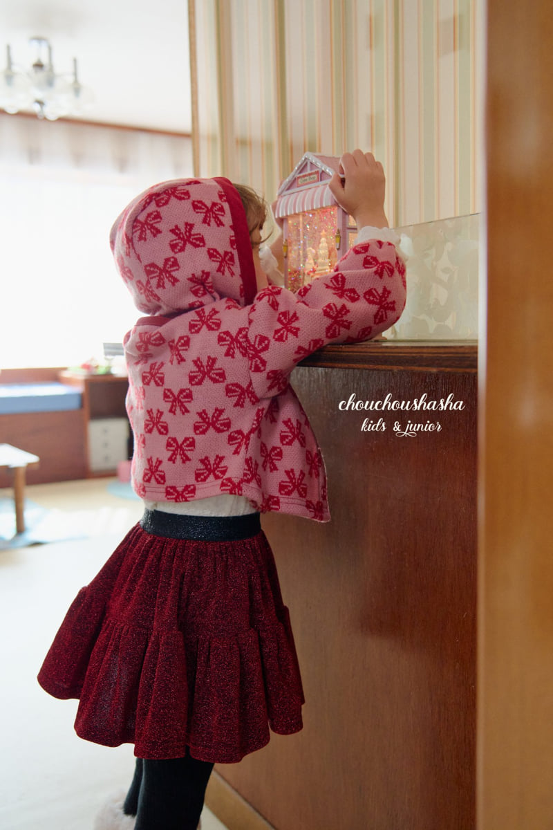 Chouchou Shasha - Korean Children Fashion - #kidzfashiontrend - Shirring Pearl Skirt - 4