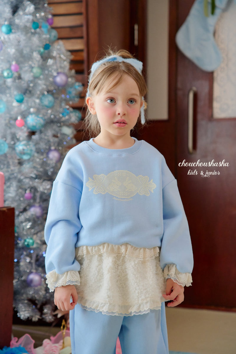Chouchou Shasha - Korean Children Fashion - #childofig - Melody Lace Sweatshirt - 6