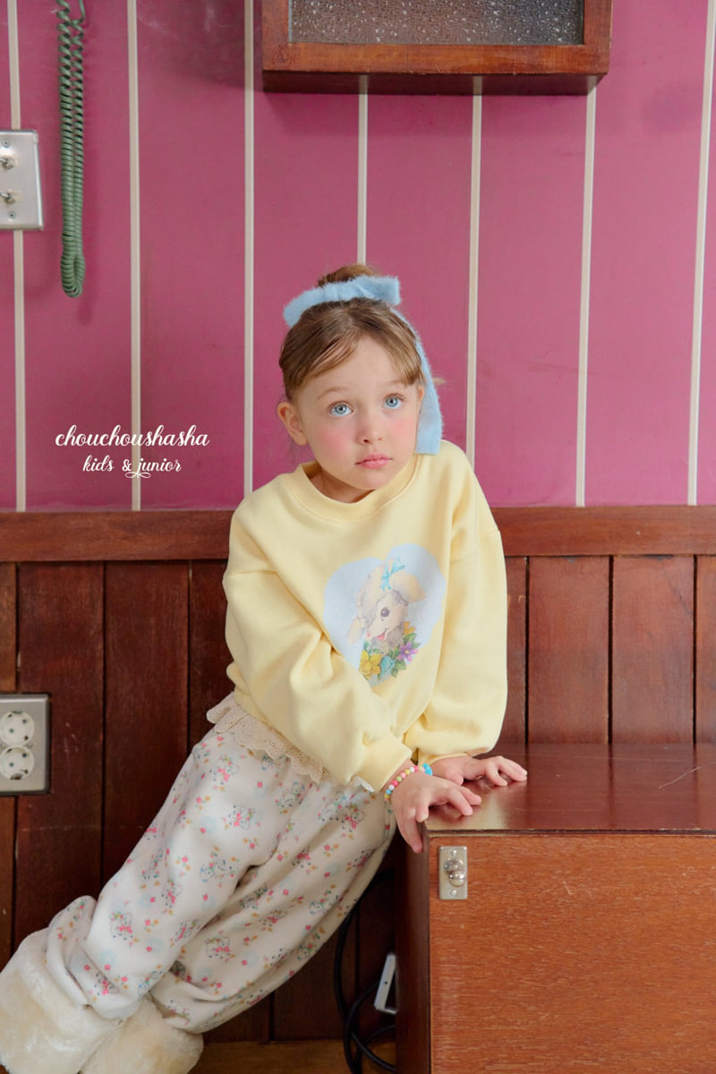 Chouchou Shasha - Korean Children Fashion - #childofig - Sheep Lace Sweatshirt - 3