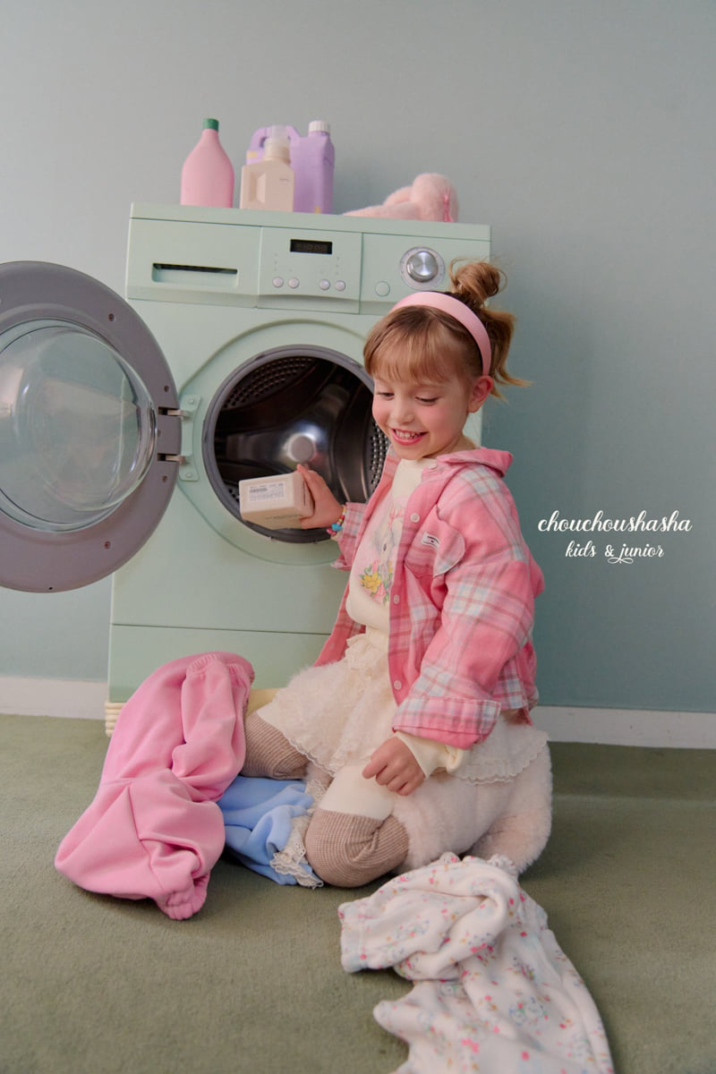 Chouchou Shasha - Korean Children Fashion - #discoveringself - Heart Check Shirt - 10