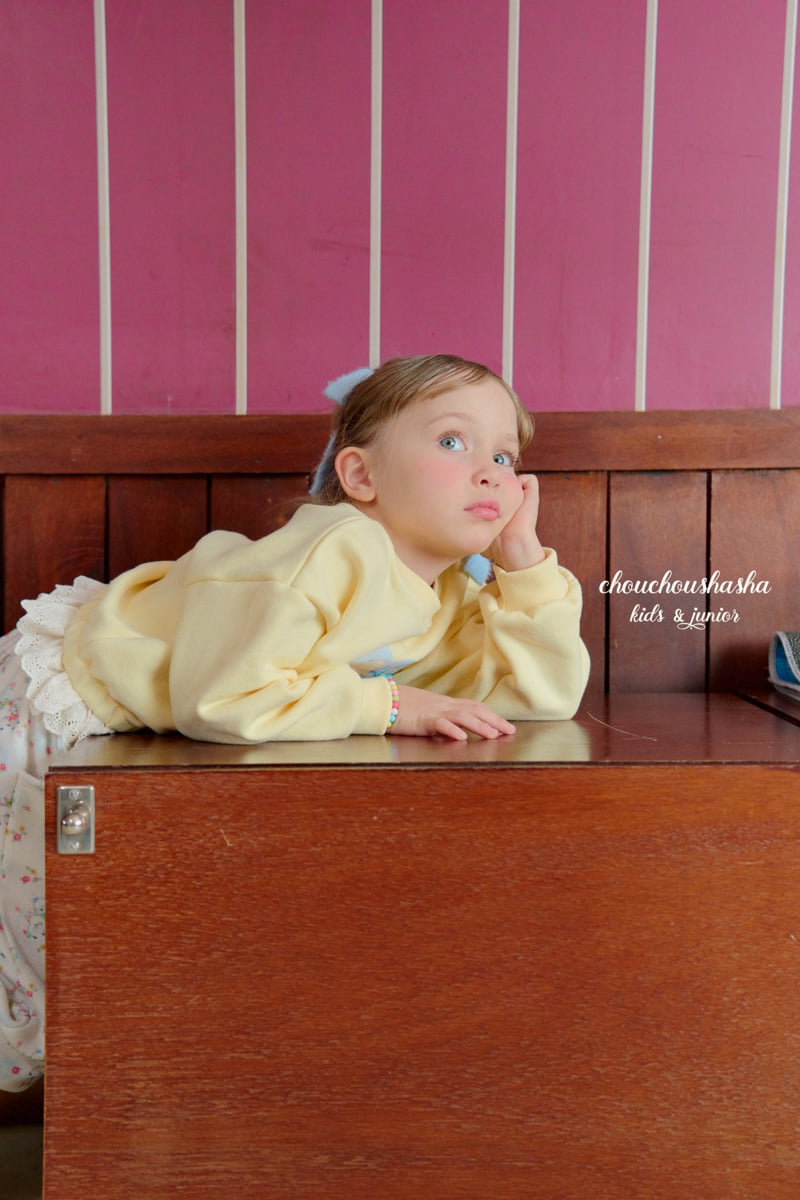 Chouchou Shasha - Korean Children Fashion - #discoveringself - Sheep Lace Sweatshirt - 6