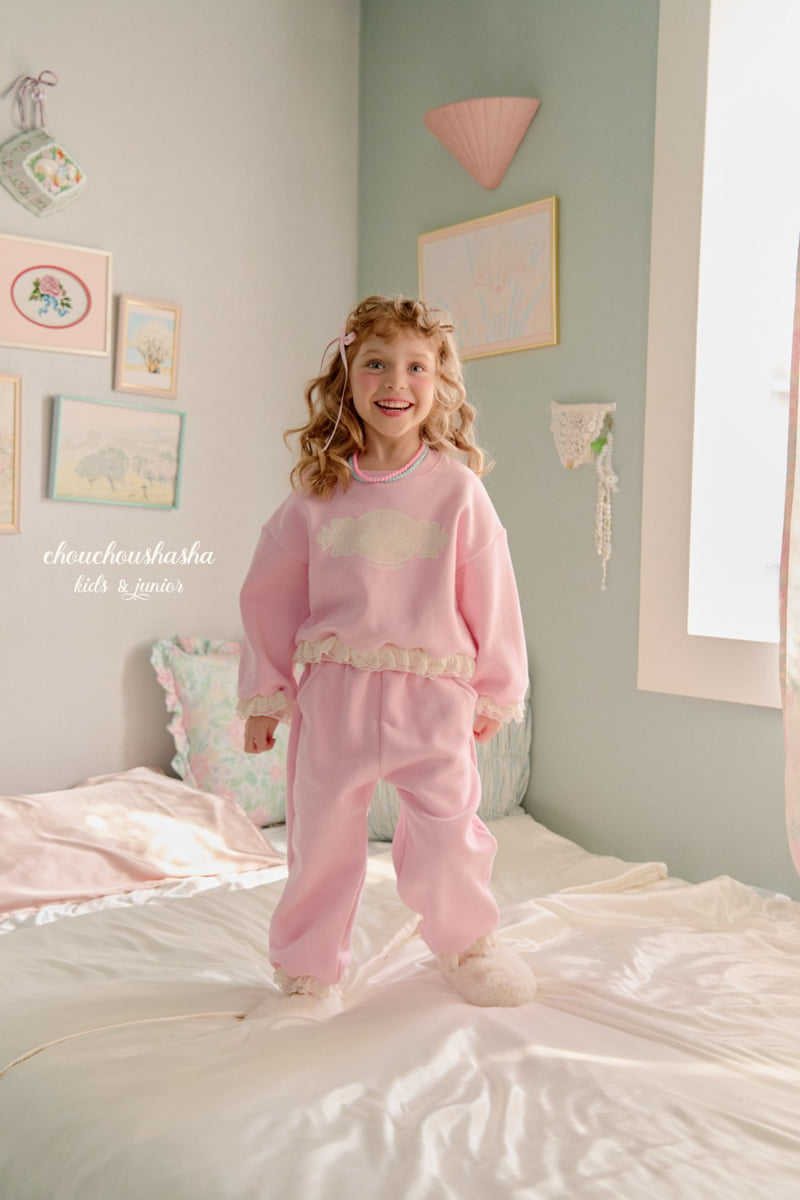Chouchou Shasha - Korean Children Fashion - #fashionkids - Melody Lace Sweatshirt - 10