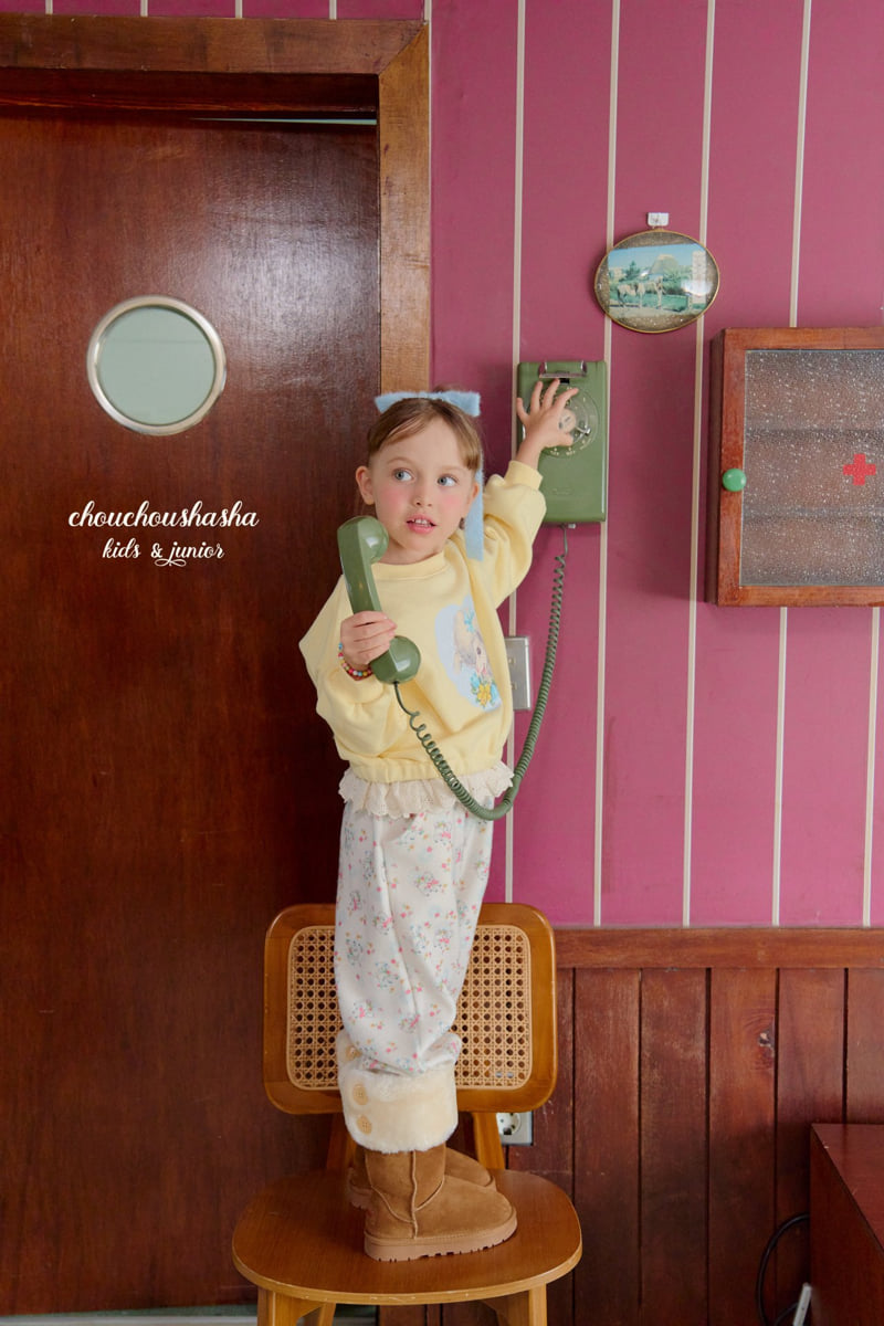 Chouchou Shasha - Korean Children Fashion - #kidsshorts - Sheep Jogger Pants - 7
