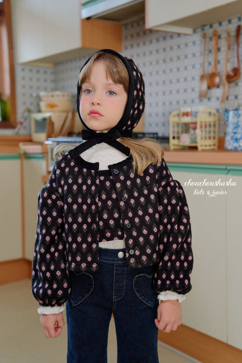 Chouchou Shasha - Korean Children Fashion - #kidsshorts - Lily Cardigan Set - 6