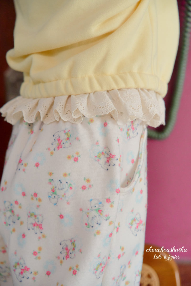 Chouchou Shasha - Korean Children Fashion - #kidsstore - Sheep Jogger Pants - 8