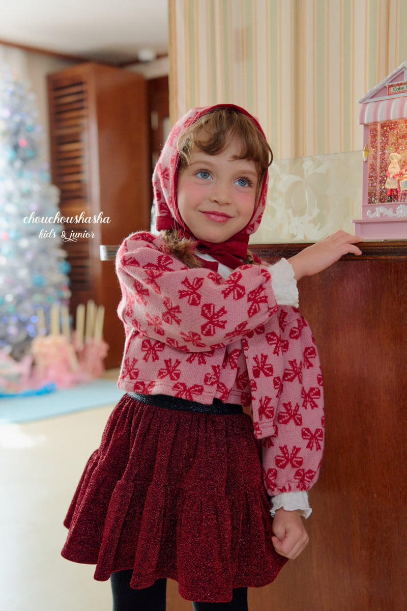 Chouchou Shasha - Korean Children Fashion - #kidzfashiontrend - Shirring Pearl Skirt - 3