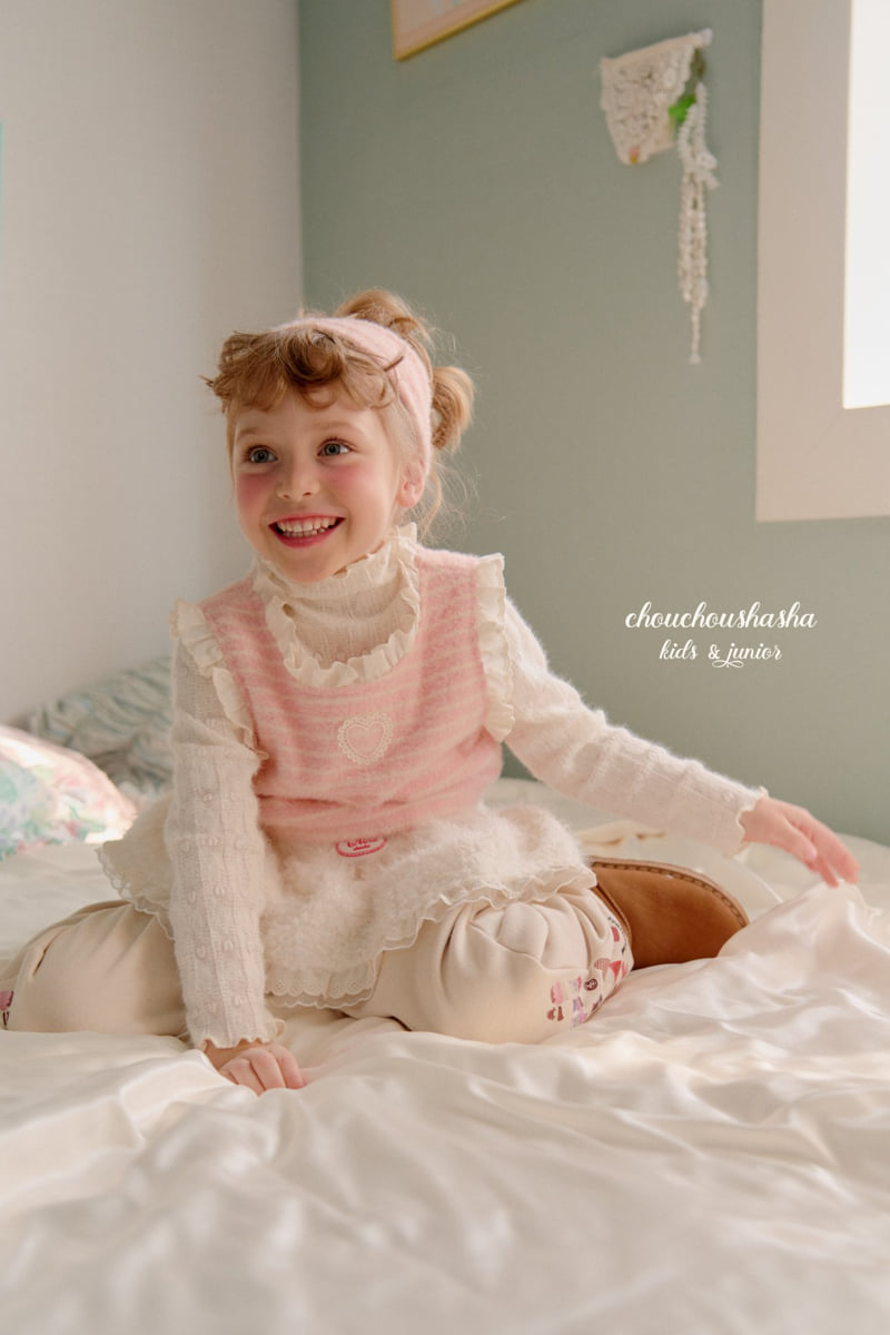 Chouchou Shasha - Korean Children Fashion - #kidzfashiontrend - Sally Lace Top - 11