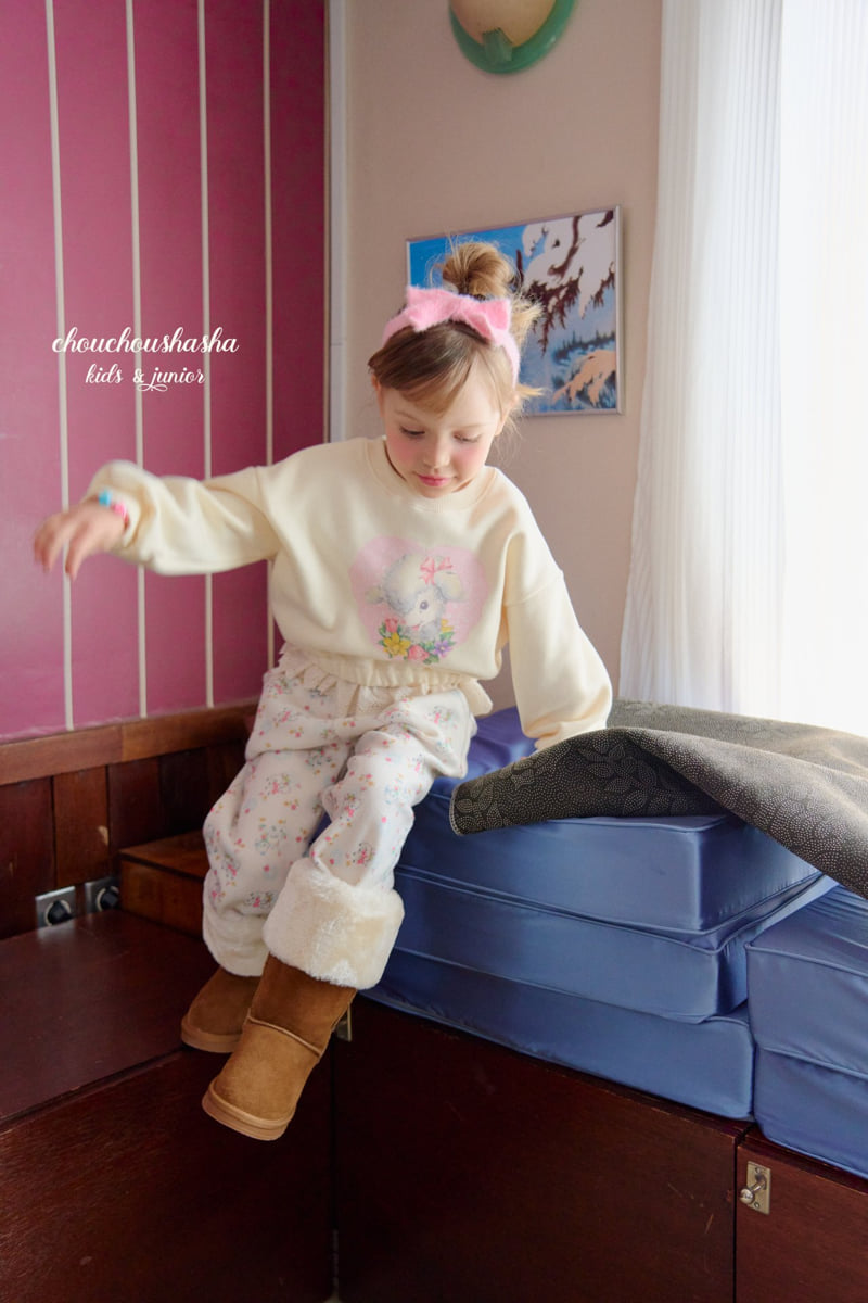 Chouchou Shasha - Korean Children Fashion - #kidzfashiontrend - Sheep Lace Sweatshirt - 10