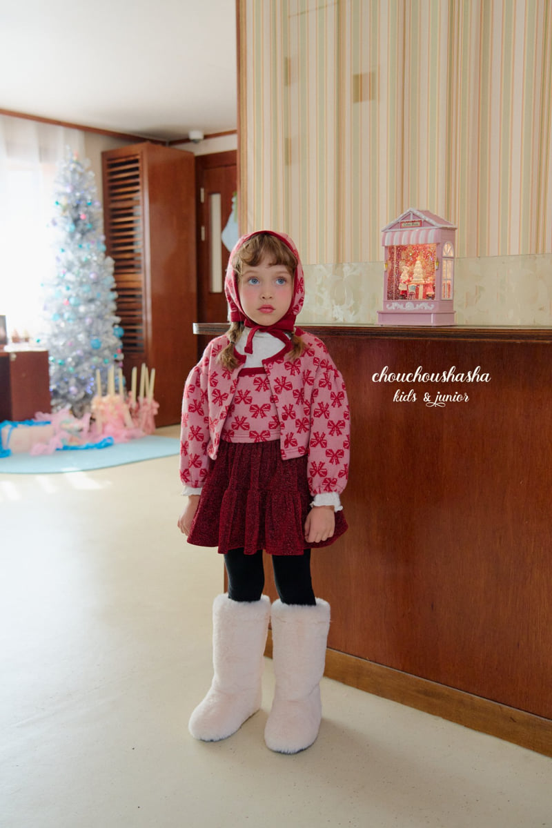 Chouchou Shasha - Korean Children Fashion - #littlefashionista - Shirring Pearl Skirt - 5
