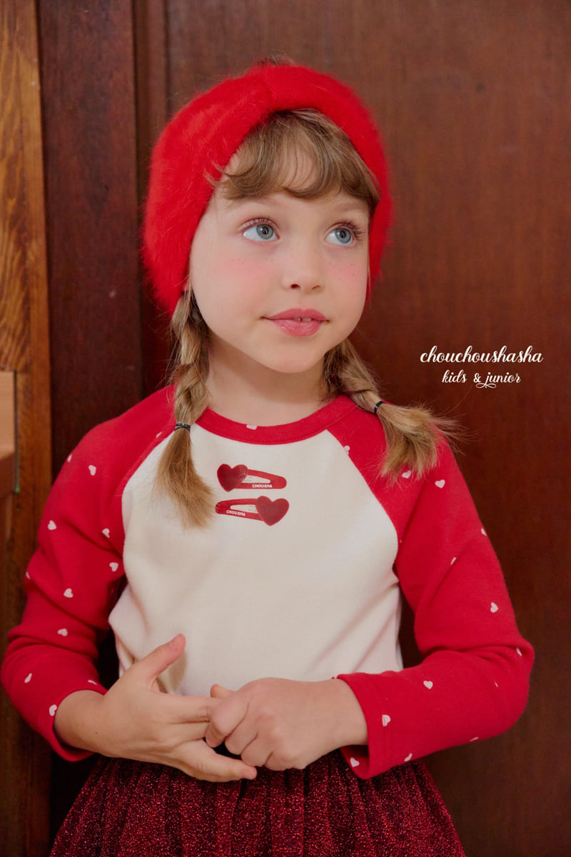 Chouchou Shasha - Korean Children Fashion - #magicofchildhood - Heart Pin Tee - 11
