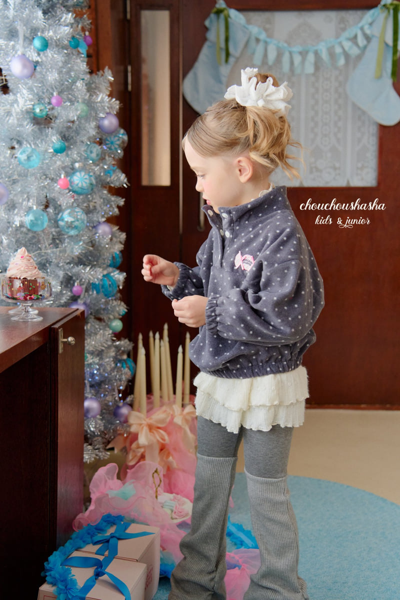 Chouchou Shasha - Korean Children Fashion - #magicofchildhood - Pearl Warmer Leggings - 7
