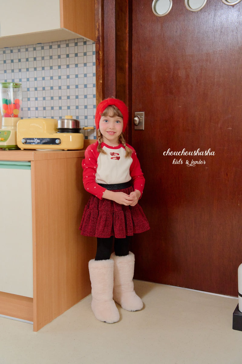 Chouchou Shasha - Korean Children Fashion - #minifashionista - Heart Pin Tee - 12