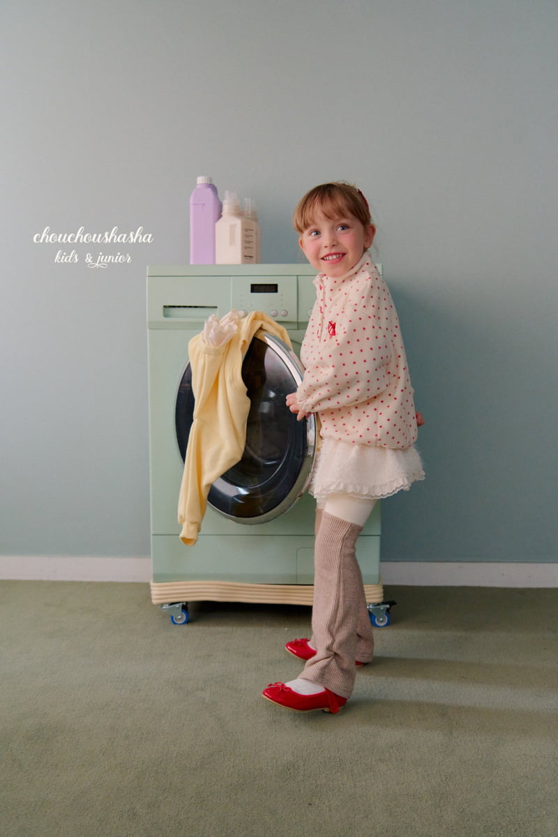 Chouchou Shasha - Korean Children Fashion - #minifashionista - Pearl Warmer Leggings - 8