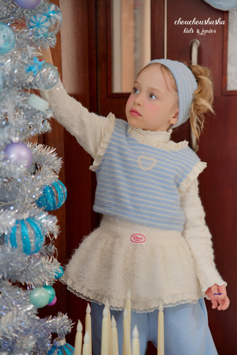 Chouchou Shasha - Korean Children Fashion - #minifashionista - Sally Lace Top