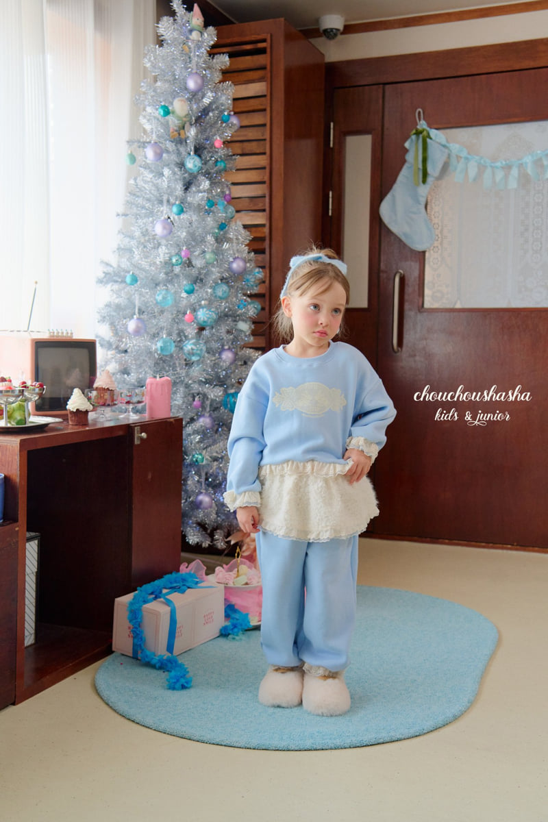 Chouchou Shasha - Korean Children Fashion - #minifashionista - Melody Lace Sweatshirt - 4