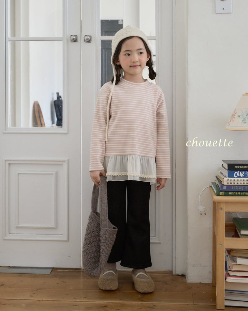 Chouette - Korean Children Fashion - #Kfashion4kids - Mink Denim Leggings - 5