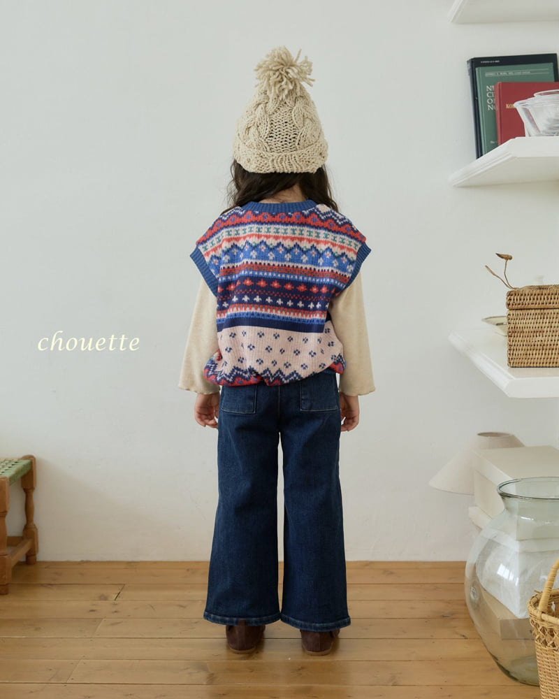 Chouette - Korean Children Fashion - #prettylittlegirls - Nordic Cozy Vest - 4