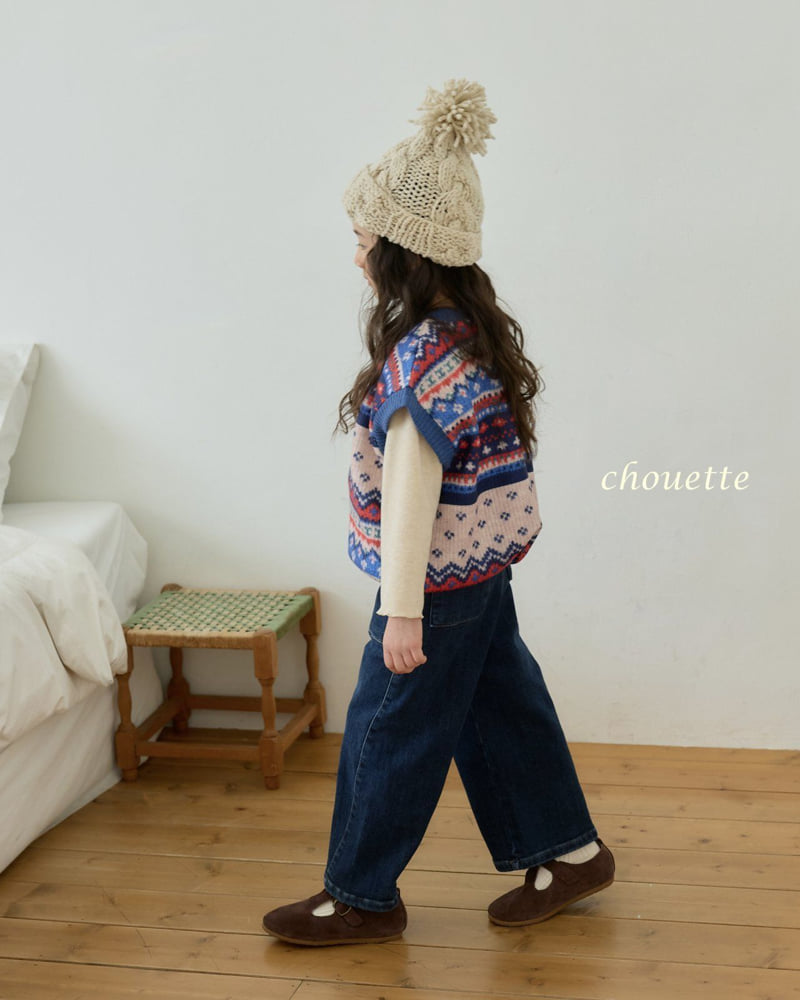 Chouette - Korean Children Fashion - #childofig - Nordic Cozy Vest - 5