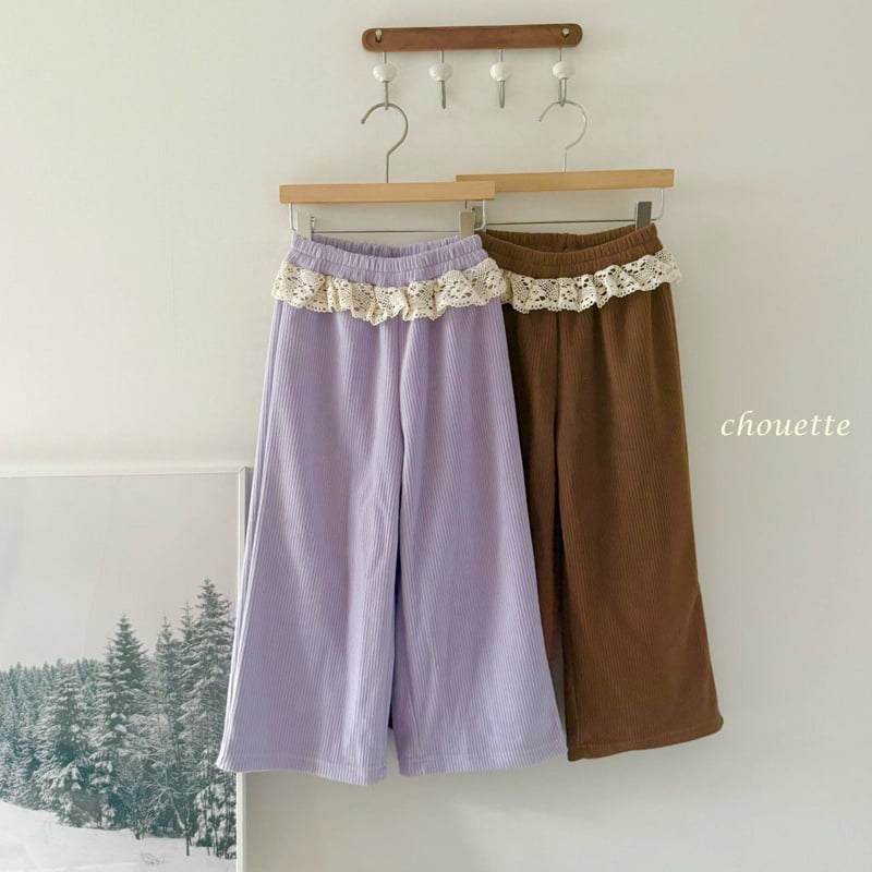 Chouette - Korean Children Fashion - #childofig - Lace Cozy Pants