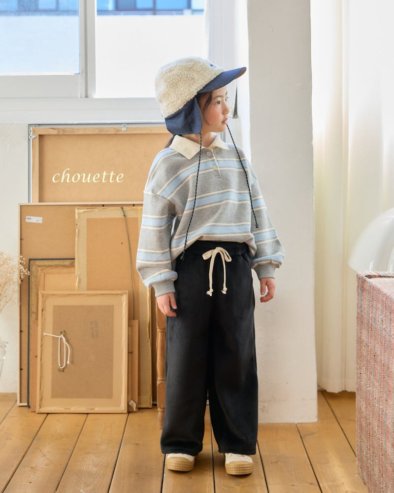 Chouette - Korean Children Fashion - #childofig - Fleece Rugby Collar Tee - 9
