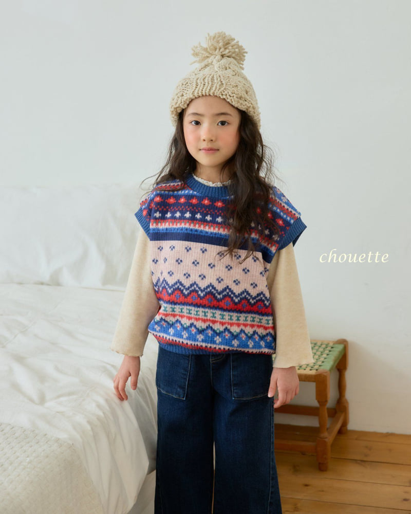 Chouette - Korean Children Fashion - #childrensboutique - Nordic Cozy Vest - 6