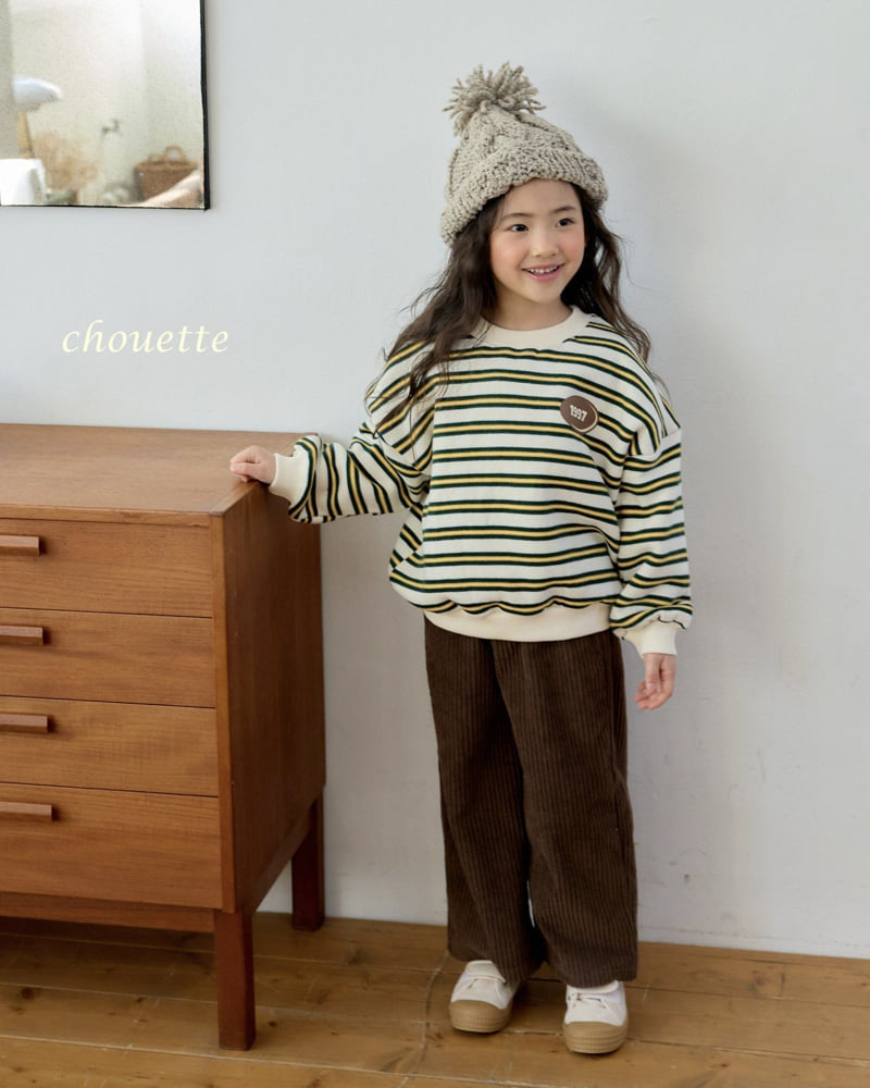 Chouette - Korean Children Fashion - #childofig - Corduroy Fleece Pants - 4
