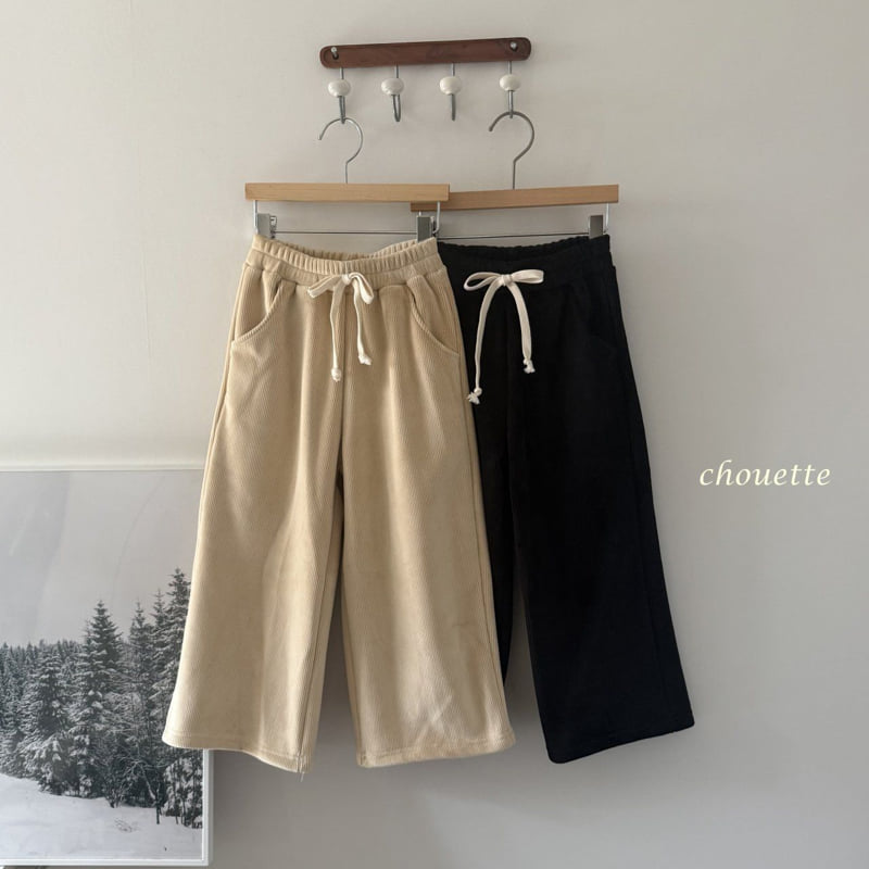 Chouette - Korean Children Fashion - #childrensboutique - Mink Velour Pants