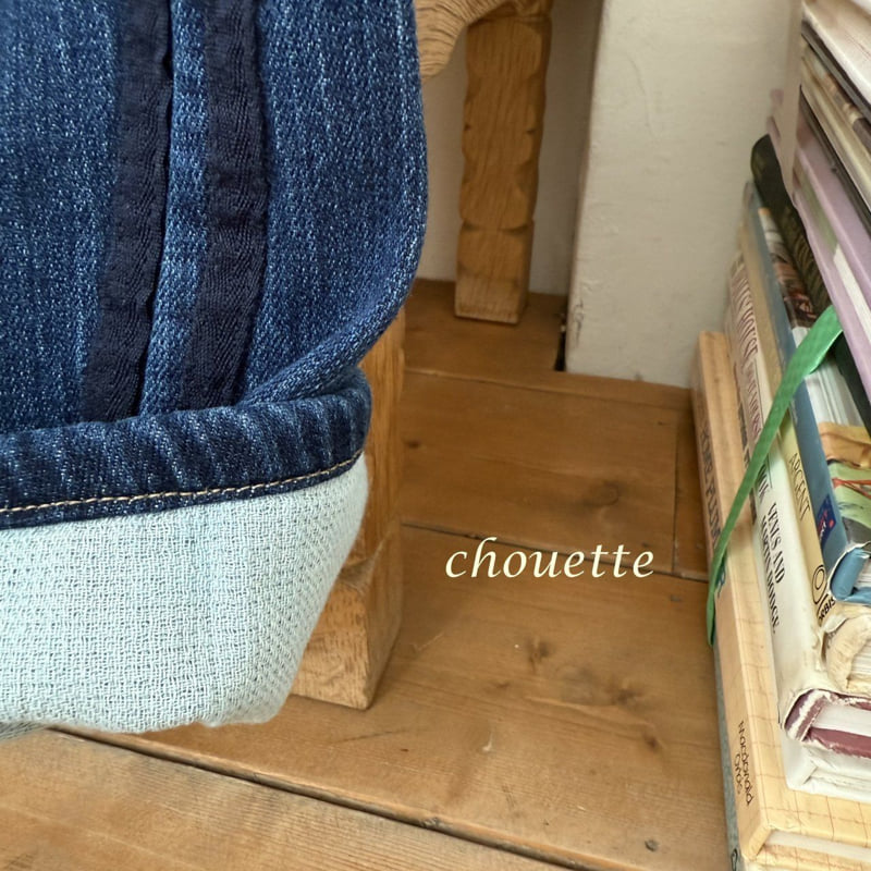 Chouette - Korean Children Fashion - #designkidswear - Curve Tape Double Denim Pants - 3