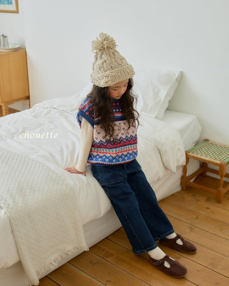 Chouette - Korean Children Fashion - #discoveringself - Nordic Cozy Vest - 8