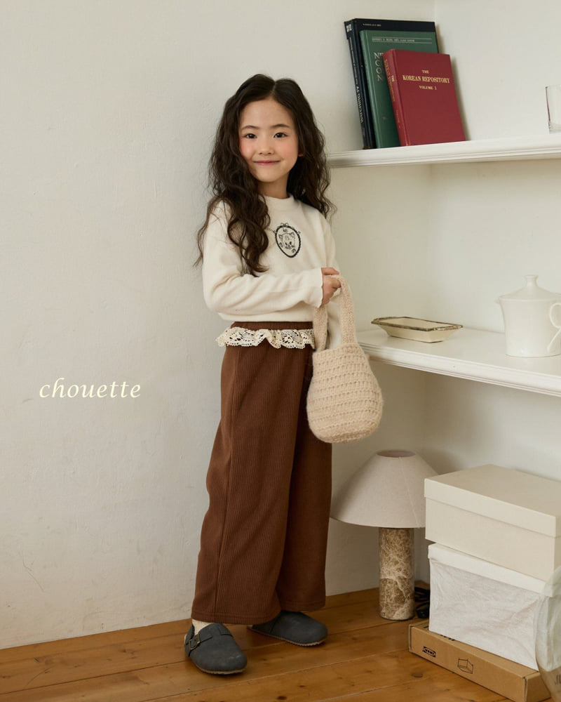 Chouette - Korean Children Fashion - #discoveringself - Lace Cozy Pants - 5